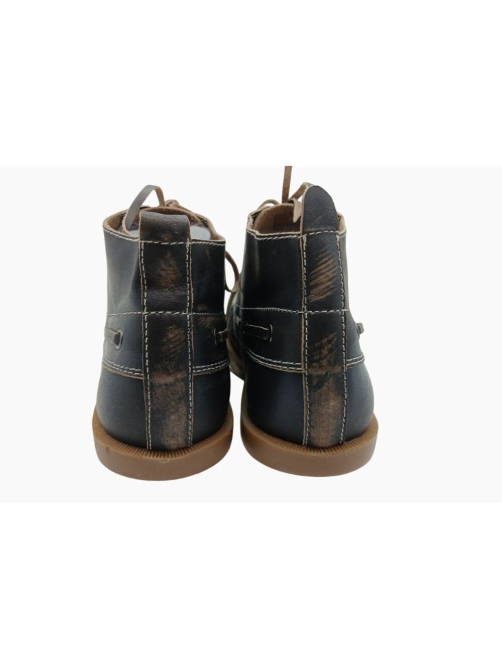 Bed Stu Womens Stand Up Distressed Leather Chukka Boots Size 9 Brown Moccasin St - Picture 5 of 14